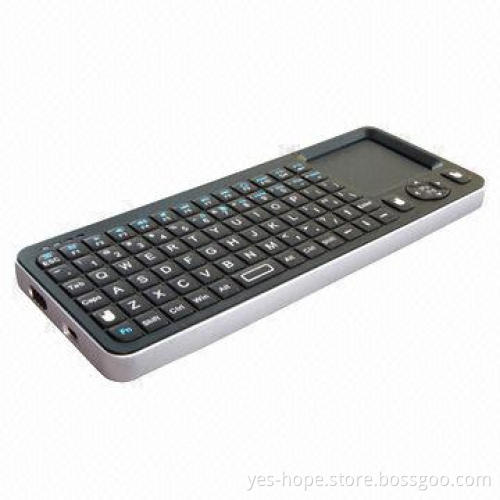 Multimedia Bluetooth Keyboard and Mouse Combo with 2.4GHz Wireless Transmission, Portable to Carry